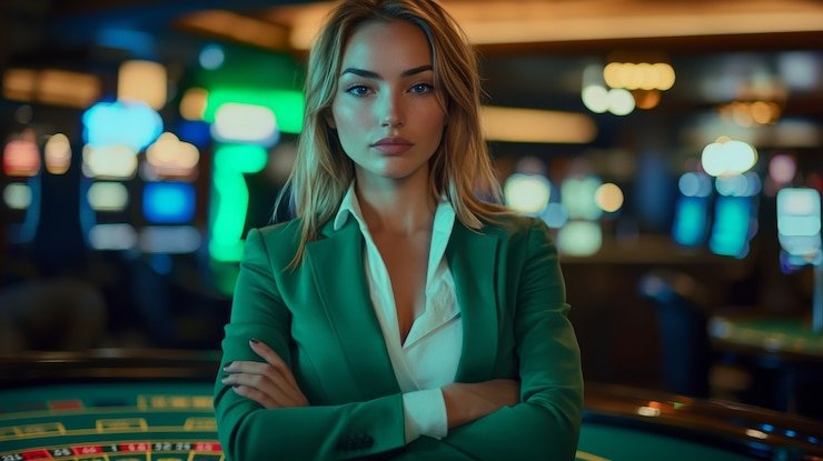 Tampilan antarmuka slot online debit77 yang modern dan responsif di layar smartphone